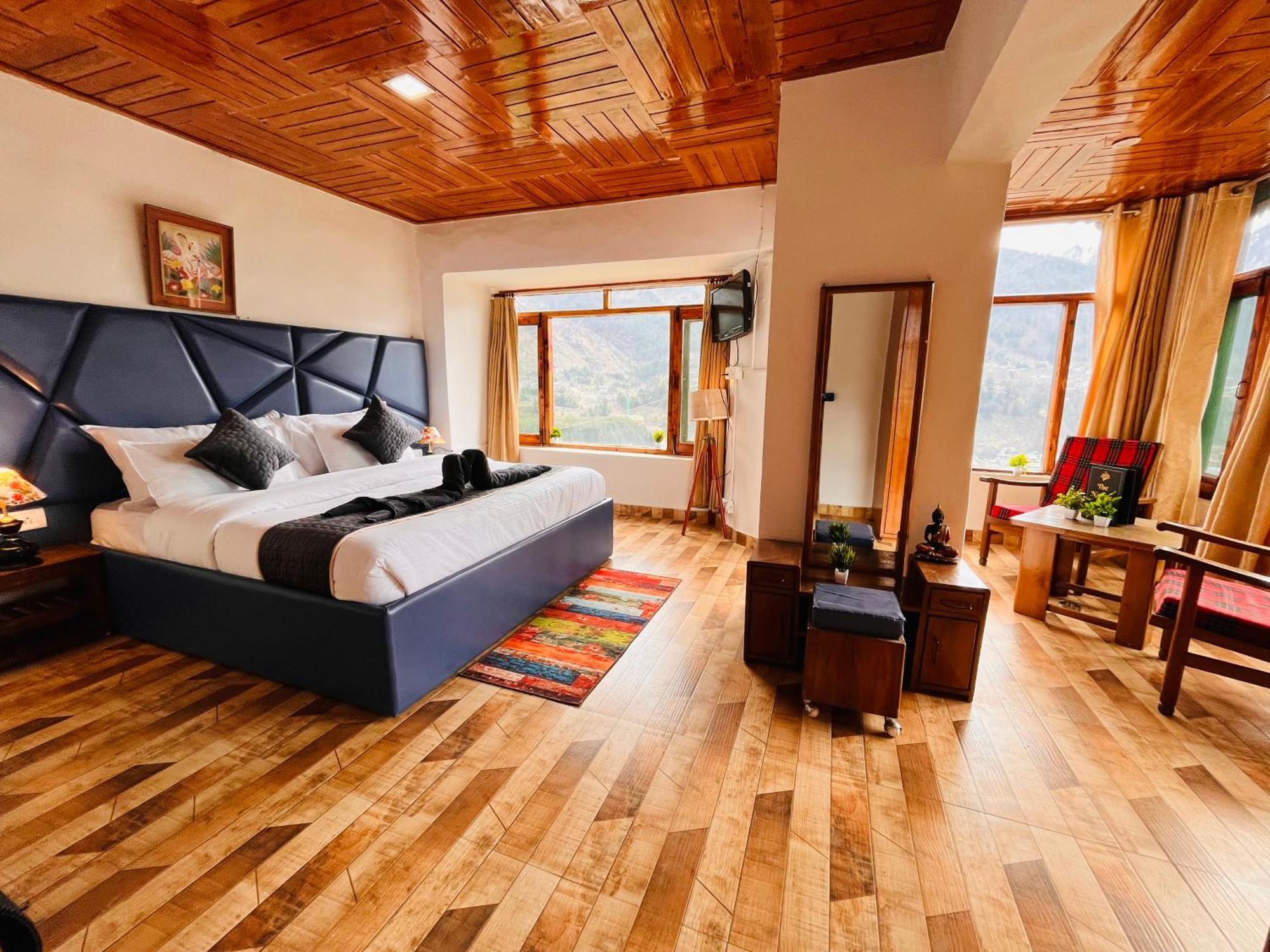 Himalayan Nomad Cottage, Manali ! All 2 Bedroom Independent Cottages ! Personal Lawn Every Cottage ! Parking ! Scenic Mountains View ! Spacious Rooms ! Exterior foto