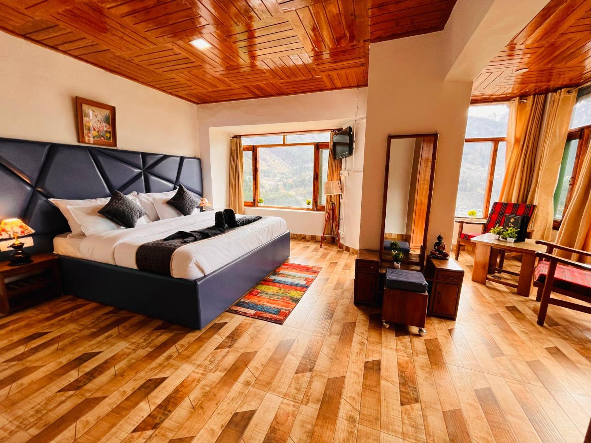 Himalayan Nomad Cottage, Manali ! All 2 Bedroom Independent Cottages ! Personal Lawn Every Cottage ! Parking ! Scenic Mountains View ! Spacious Rooms ! Exterior foto