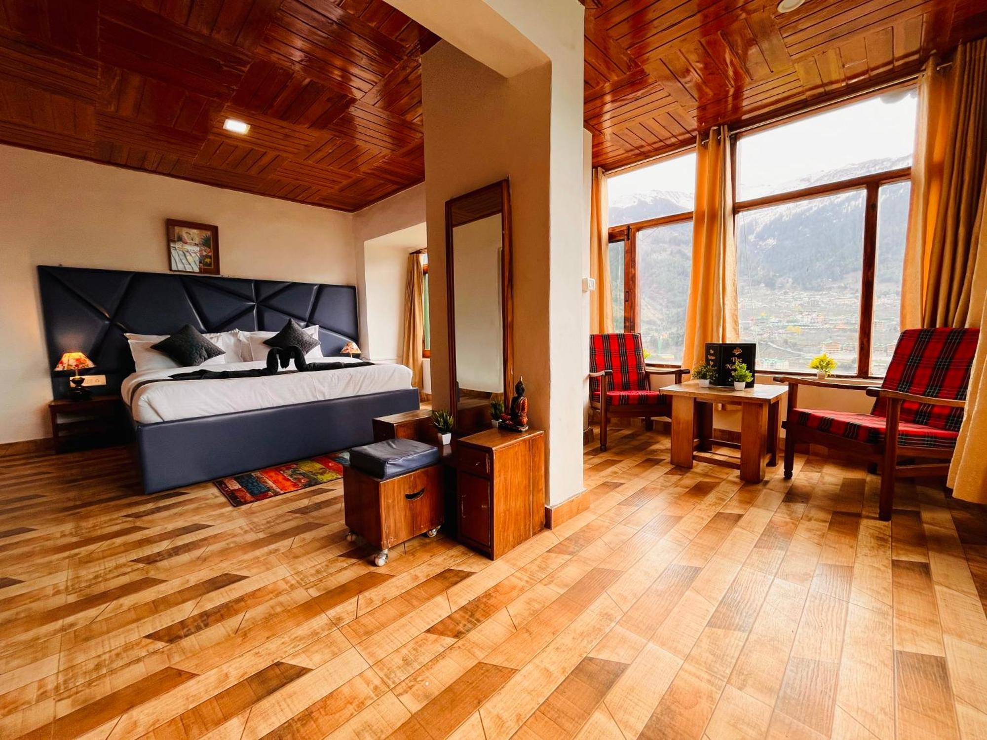 Himalayan Nomad Cottage, Manali ! All 2 Bedroom Independent Cottages ! Personal Lawn Every Cottage ! Parking ! Scenic Mountains View ! Spacious Rooms ! Exterior foto